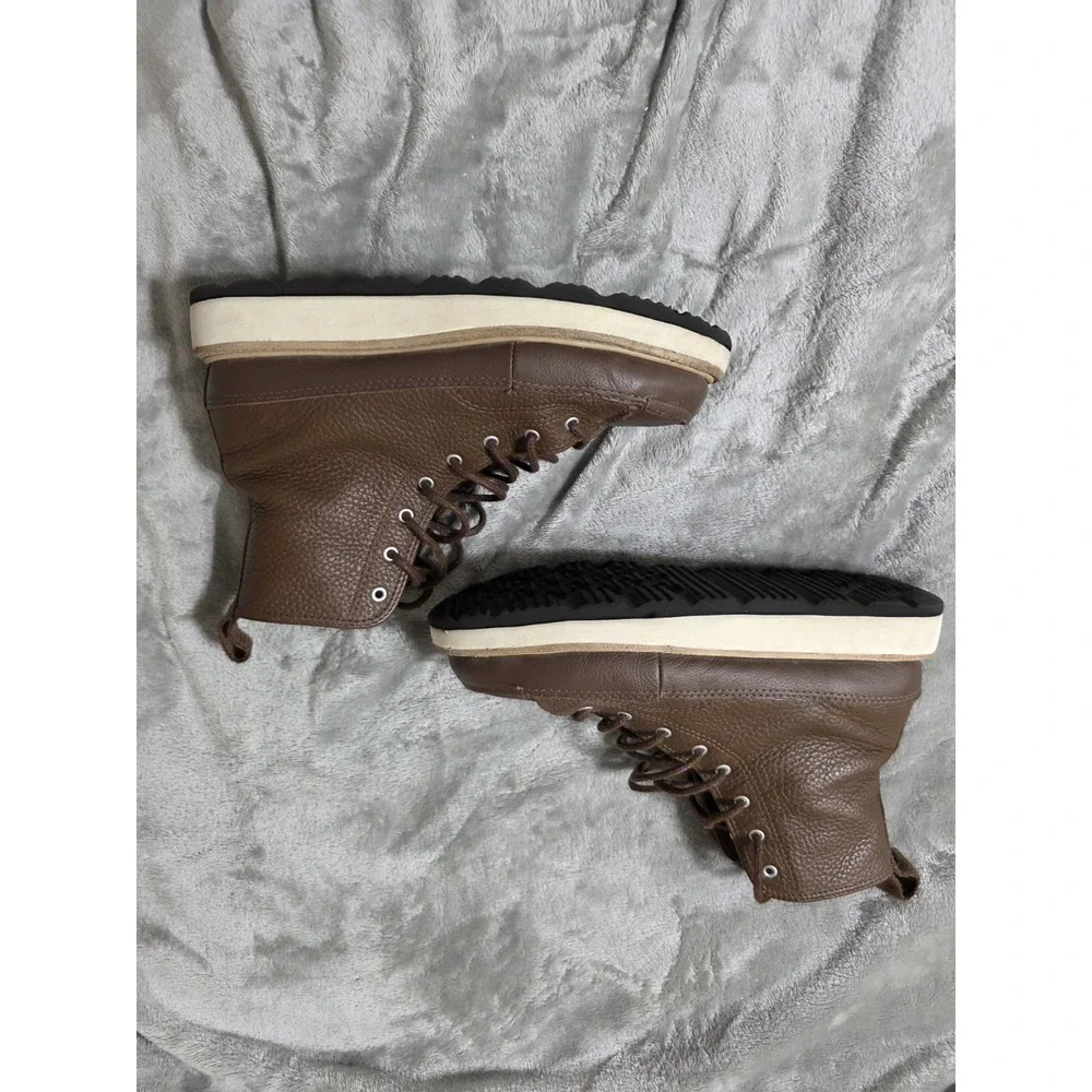 Converse 162354C Chuck Taylor All Star Crafted Leather Boots Men's 6 Brown Tan